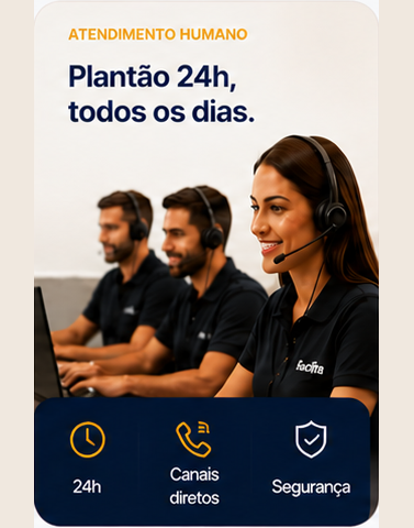 Plantão 24 horas com equipe pronta para atendimento