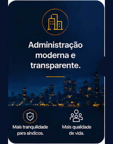 Administração moderna para condomínios com tecnologia e transparência